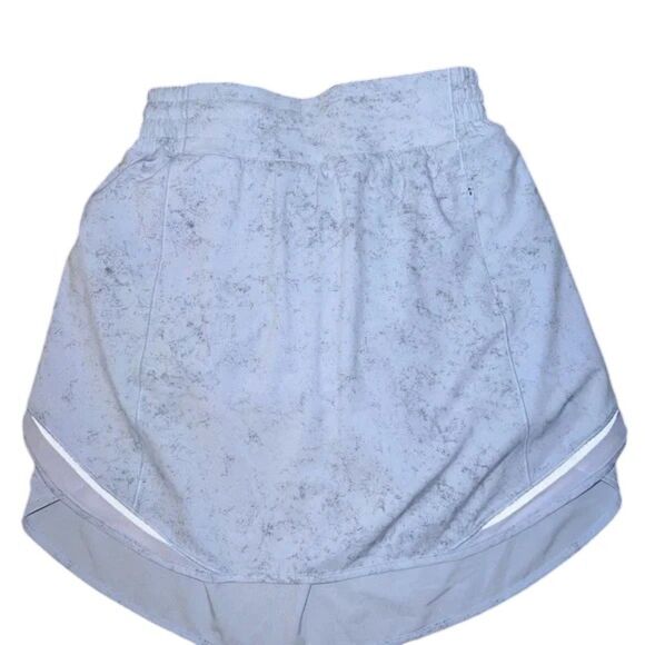 Lululemon Hotty Hot High-Rise Skirt *Long *Gravel Dust Pastel Blue Multi - Picture 2 of 10